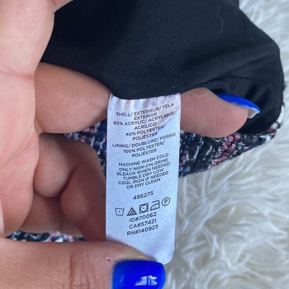 Loft Woven tweed faux wrap skirt - Picture 7 of 7